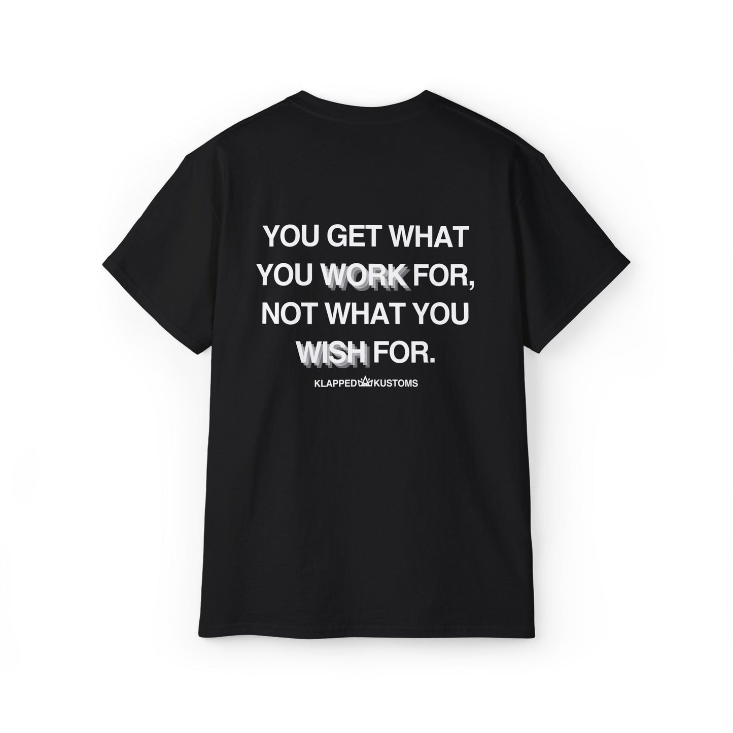 "WORK" Tee - Klapped Kustoms