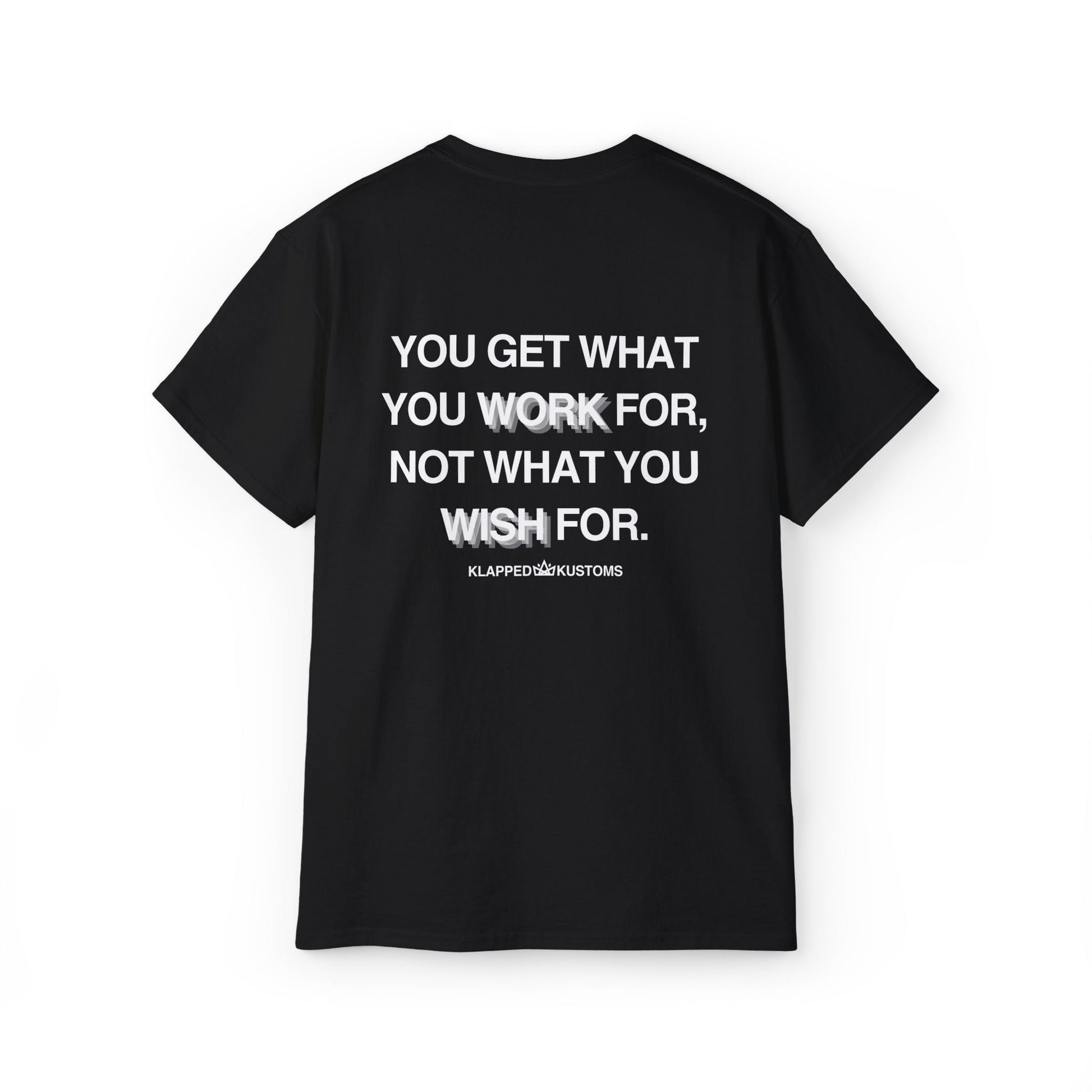 "WORK" Tee - Klapped Kustoms