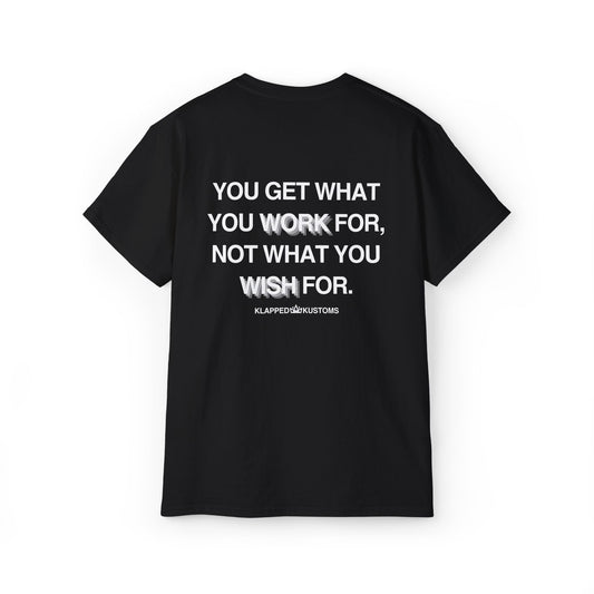 "WORK" Tee - Klapped Kustoms