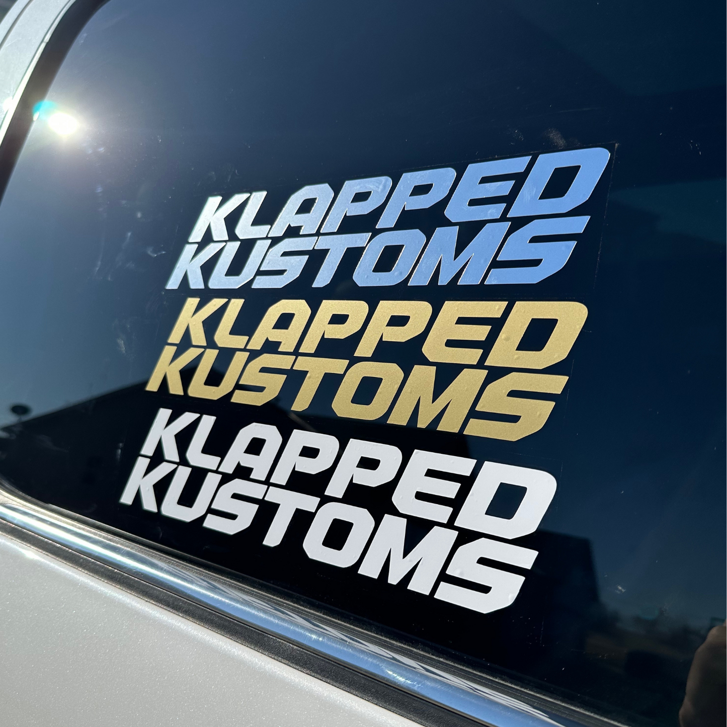 "KLAPPED" Decal