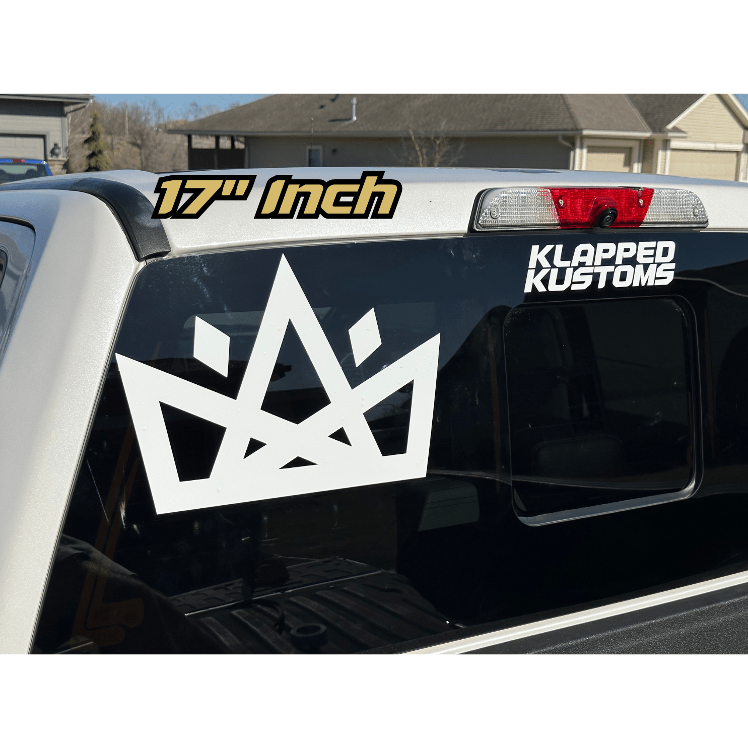 "CROWN" Decal - Klapped Kustoms