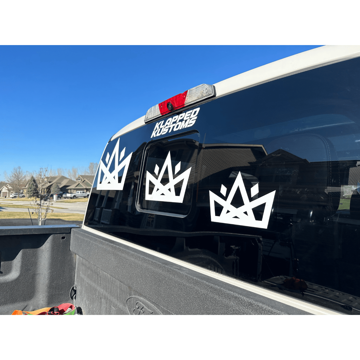 "CROWN" Decal - Klapped Kustoms