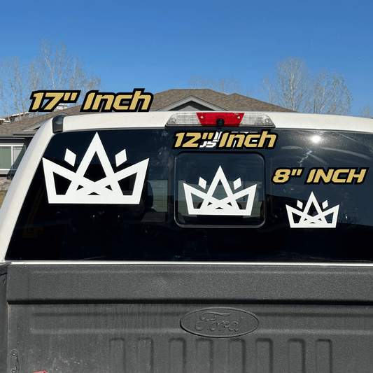 "CROWN" Decal - Klapped Kustoms