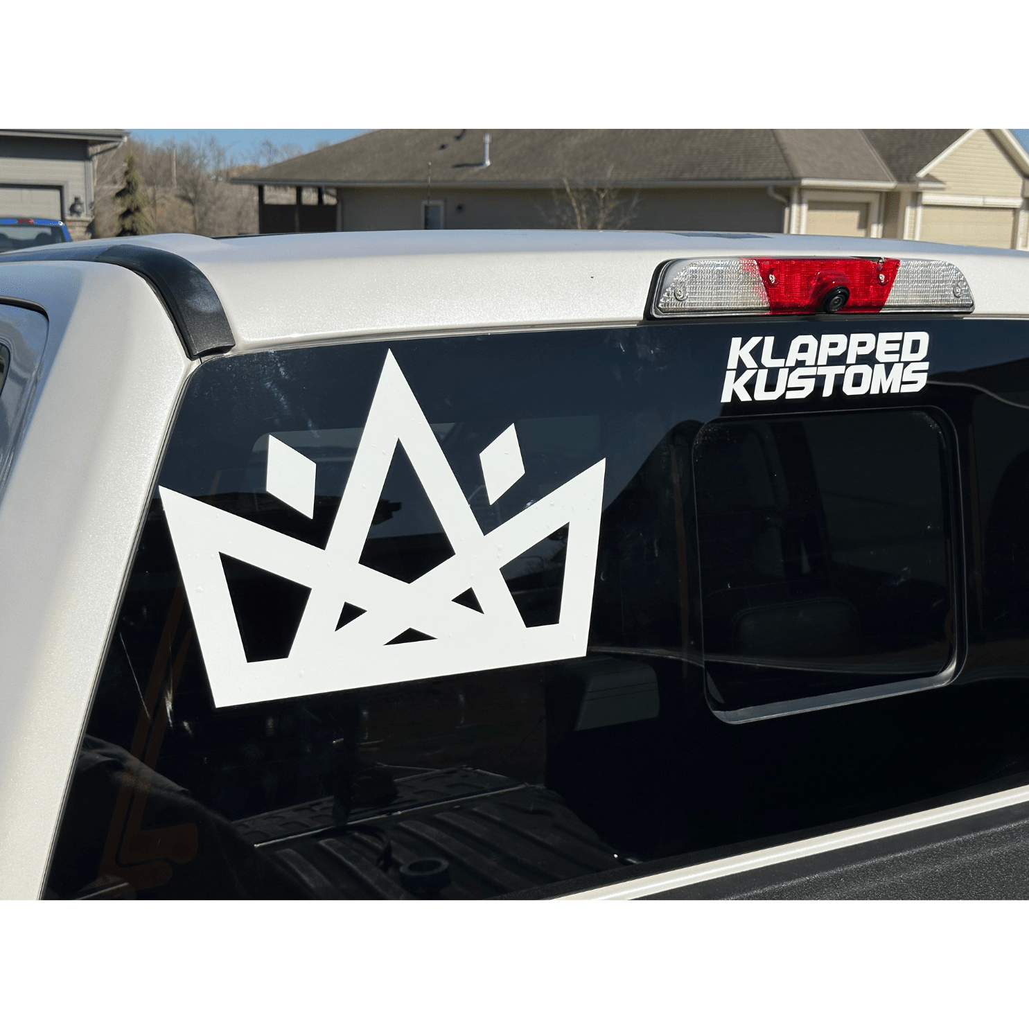 "KLAPPED" Decal - Klapped Kustoms