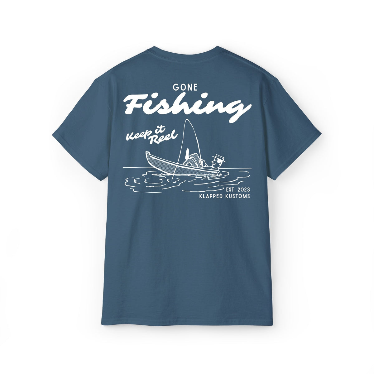 "REEL" Tee - Klapped Kustoms