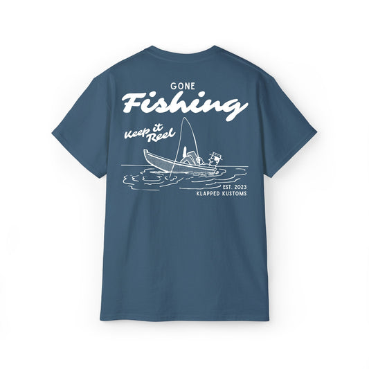 "REEL" Tee - Klapped Kustoms